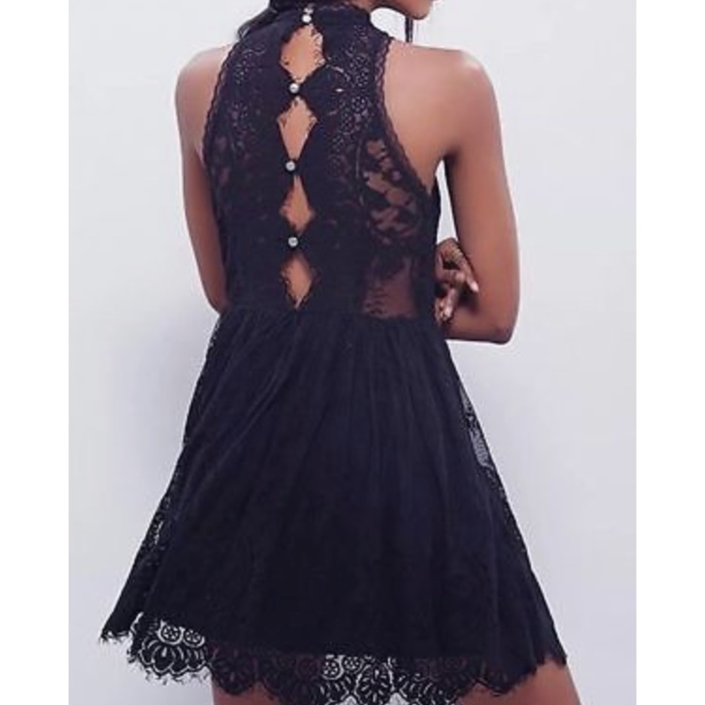 Black black freepeople dress
